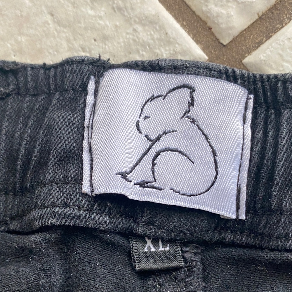 Kuwalla-Tee Black Joggers with Drawstring Waist - Picture 5 of 5